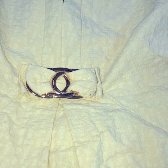 Julia Jordan size 10 sunshine yellow cotton blend shirt dress - Picture 7 of 9